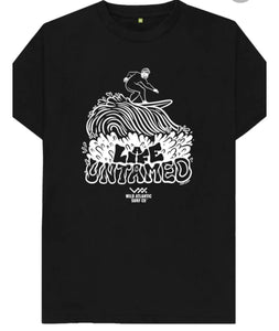 Wild Atlantic Surf Black Unisex t-shirt
