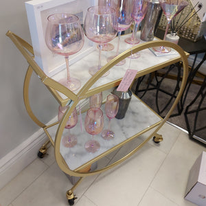 Gold and Marble Drinks Trolley
