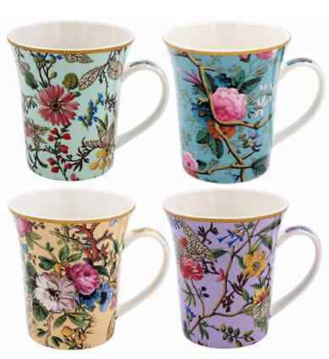 William Morris 4 Pack Mugs