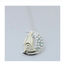 Load image into Gallery viewer, The Hare in the moon necklace from Banshee Silver
