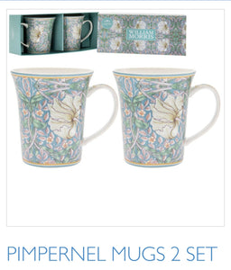 Pimpernel 2 mugs set