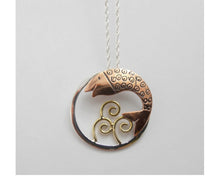 Load image into Gallery viewer, Salmon of knowledge necklace from Banshee Silver
