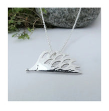 Load image into Gallery viewer, Hedgehog necklace from Banshee Silver
